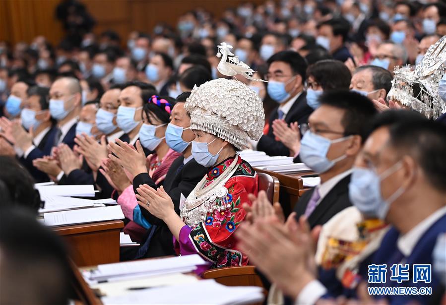 5月22日，第十三屆全國人民代表大會第三次會議在北京人民大會堂開幕。 