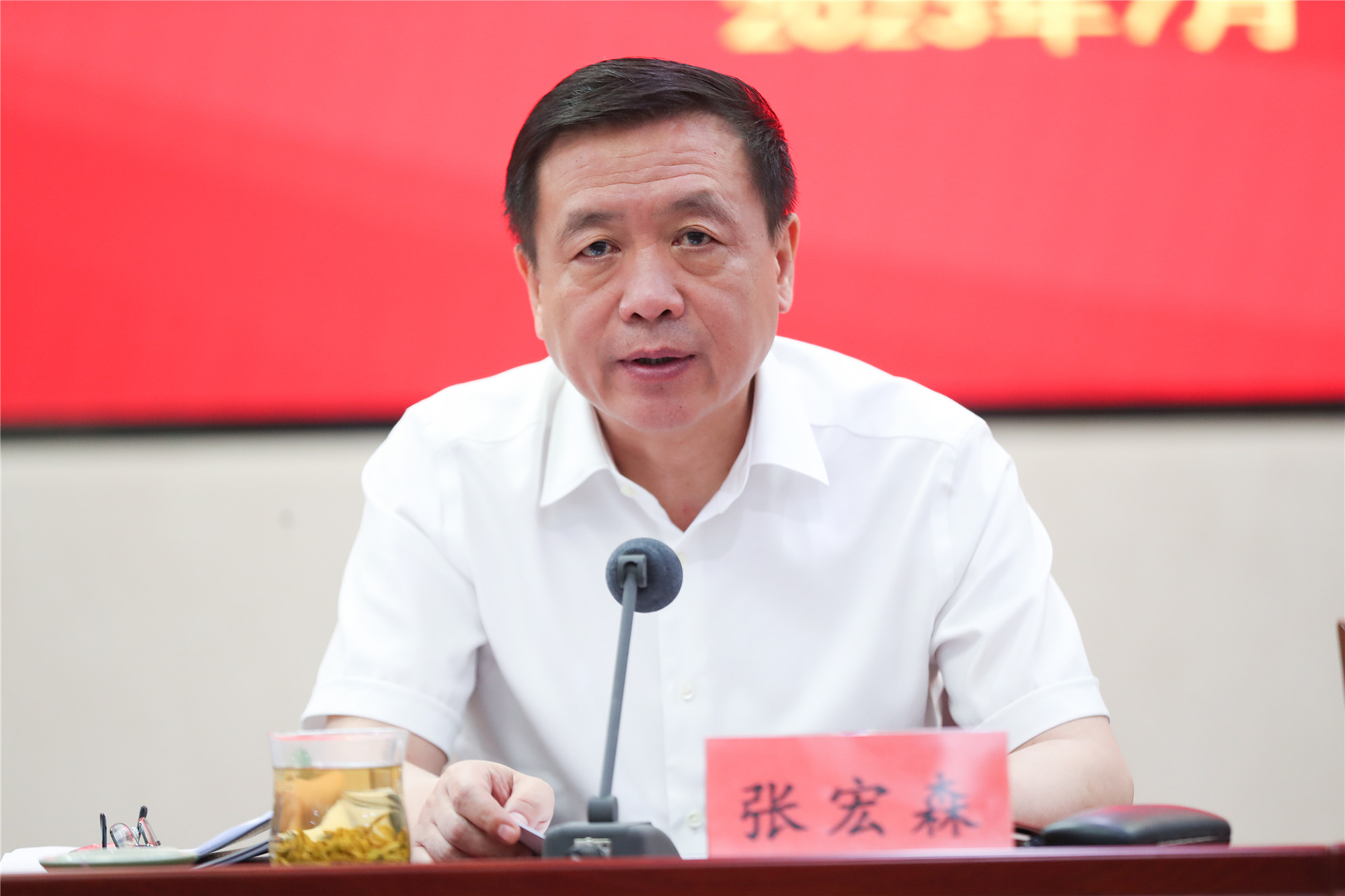中國作協(xié)黨組書記、副主席張宏森講話