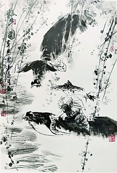 牧牛圖（中國(guó)畫(huà)） 馮遠(yuǎn)