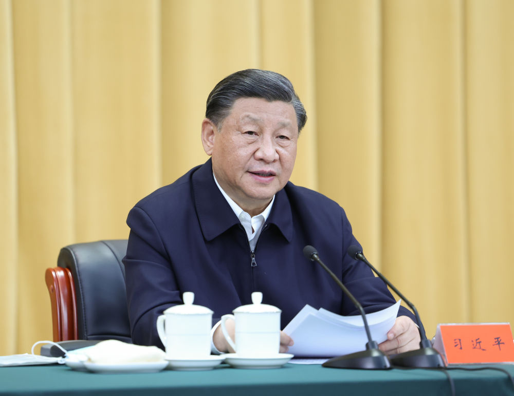 2023年6月2日，習近平在北京出席文化傳承發(fā)展座談會并發(fā)表重要講話。新華社記者 鞠鵬 攝