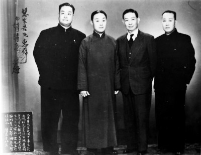 京劇“四大名旦”合影（左起：程硯秋、尚小云、梅蘭芳、荀慧生） 資料圖片