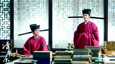 古代禮儀、建筑、服飾等傳統(tǒng)文化元素被網(wǎng)絡(luò)作家頻頻用于創(chuàng)作之中。圖為根據(jù)網(wǎng)絡(luò)小說改編的電視劇《清平樂》劇照，再現(xiàn)了多彩的宋代文化。資料圖片