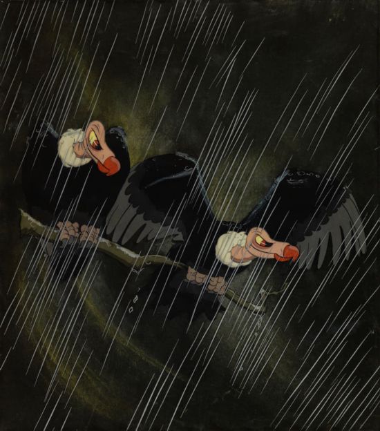 《白雪公主和七個(gè)小矮人》中的禿鷹，由迪士尼工作室藝術(shù)家創(chuàng)作，于1938年送給大都會(huì)博物館
