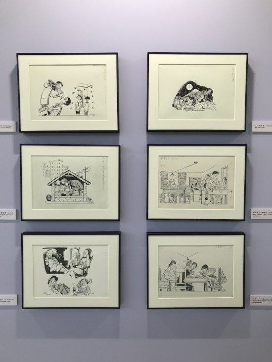 展廳現(xiàn)場，丁聰作品